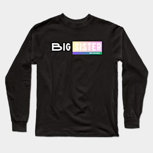 Big sister since 2024 color Long Sleeve T-Shirt